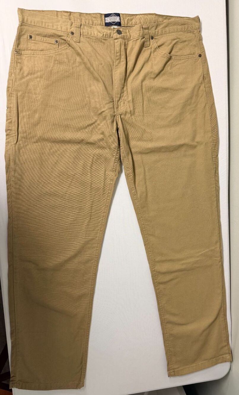Diamond Gusset Canvas Pants Mens 40x34 NEW w/ Tags Made in USA Khaki Workwear